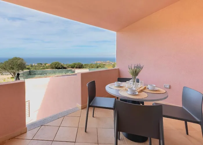 Apartmanhotel Isa-residence With Swimming-pool In Isola Rossa, With Air Conditioning And Private Outdoor Area